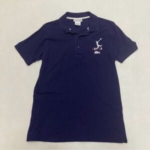 Rare Lacoste Navy Polo Shirt Legend Rene Lacoste - Unisex